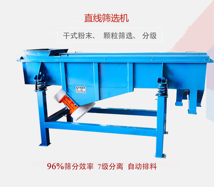 直線篩選機用于篩選、分級各種粉末、顆粒