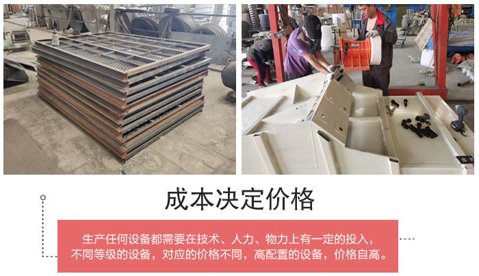 直線篩分機篩網(wǎng)，篩箱部件展示